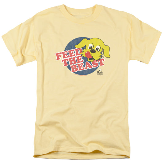 Ken L Ration - Feed The Beast - Short Sleeve Adult 18/1 - Banana T-shirt