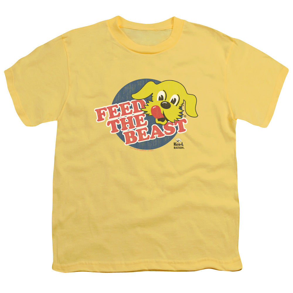 Ken L Ration - Feed The Beast - Short Sleeve Youth 18/1 - Banana T-shirt