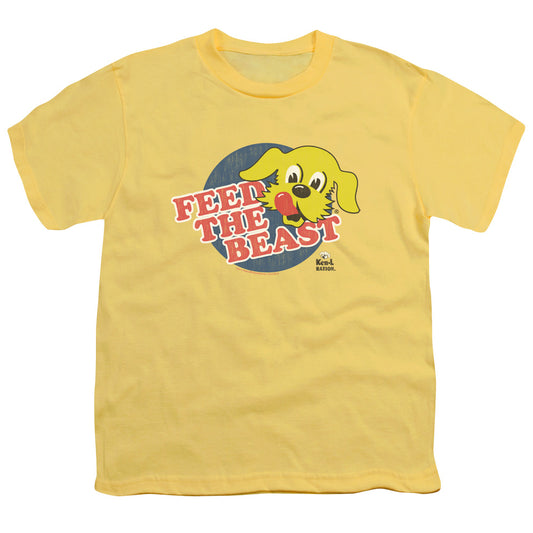 Ken L Ration - Feed The Beast - Short Sleeve Youth 18/1 - Banana T-shirt