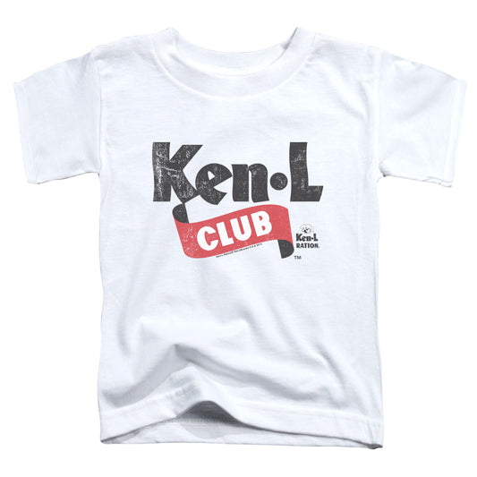 Ken L Ration - Ken L Club - Short Sleeve Toddler Tee - White T-shirt