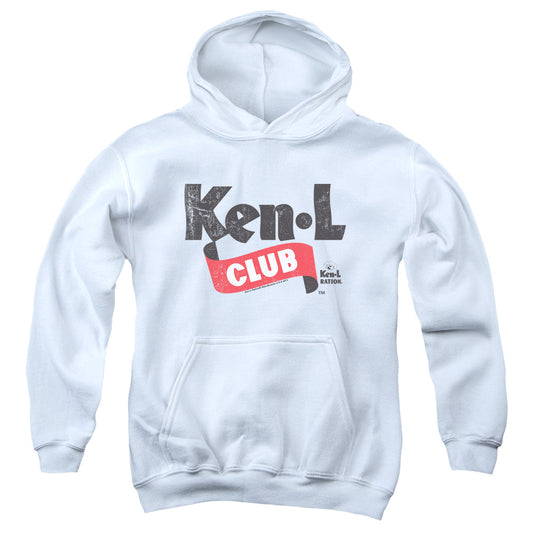 Ken L Ration - Ken L Club - Youth Pull-over Hoodie - White
