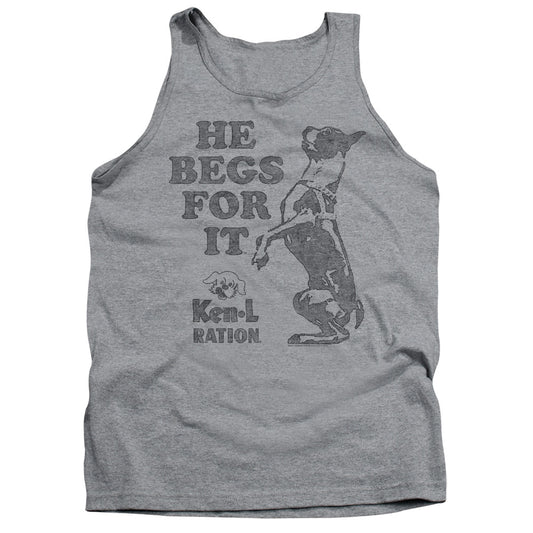 Ken L Ration - Begs - Adult Tank - Athletic Heather