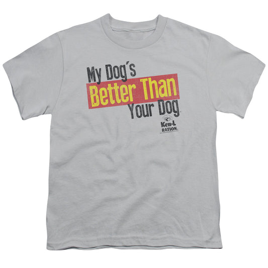Ken L Ration - Better Than - Short Sleeve Youth 18/1 - Silver T-shirt