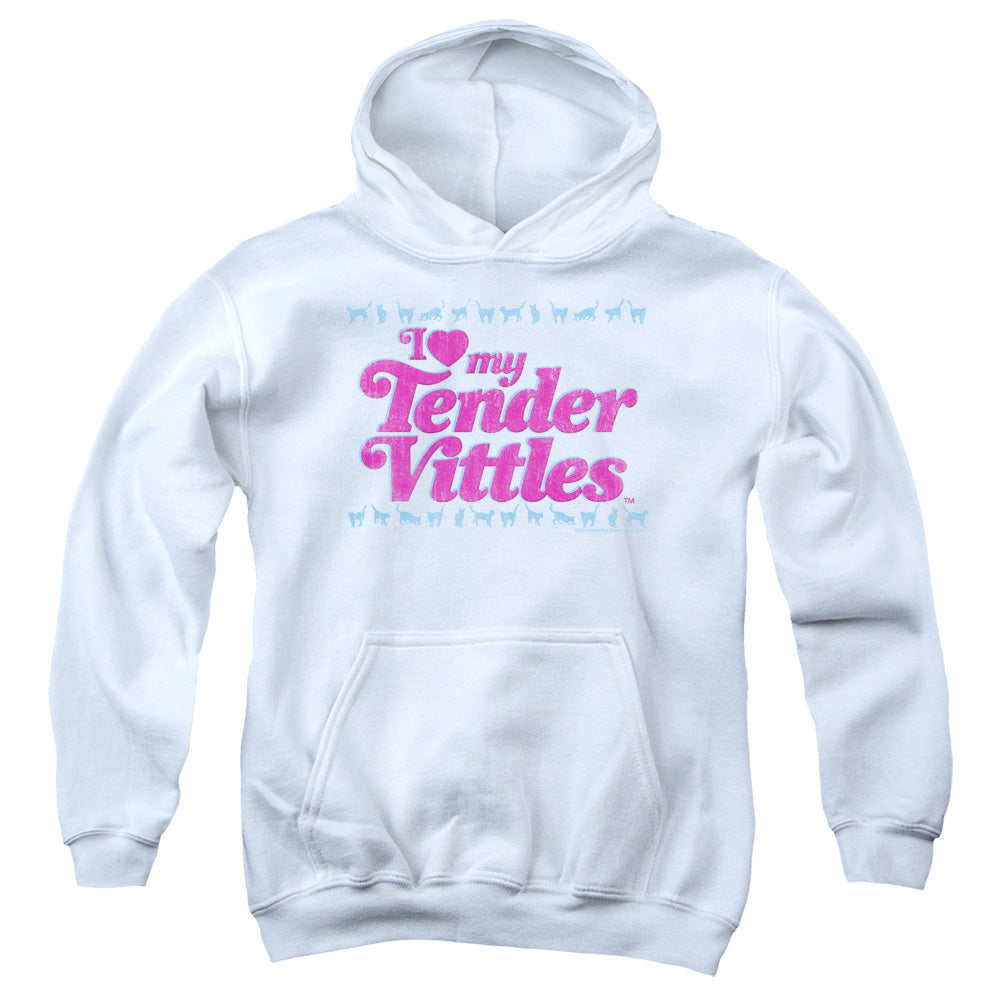 Tender Vittles - Love - Youth Pull-over Hoodie - White