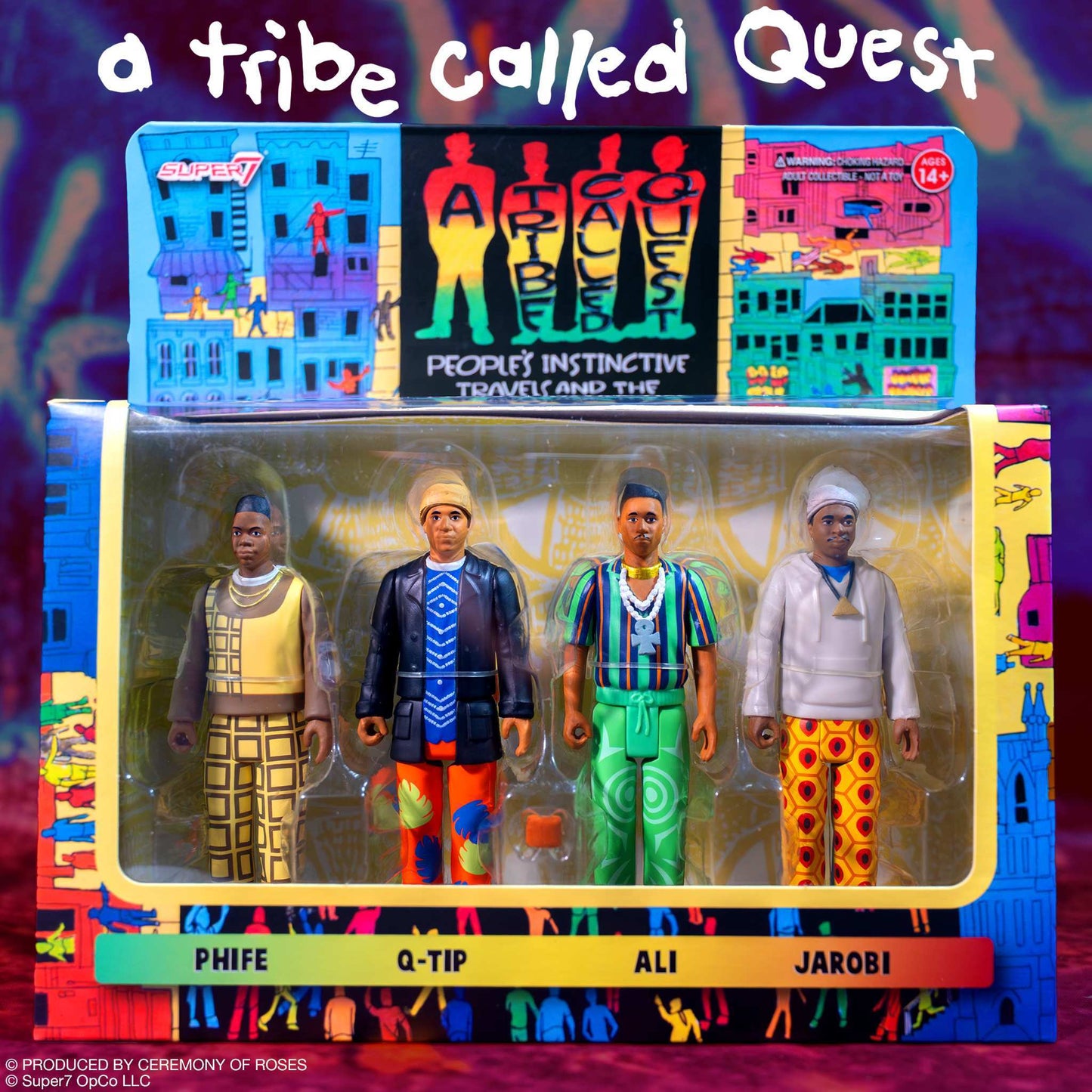 A TRIBE CALLED QUEST ReAction Figures Wave 01 - People's Instinctive Travels and the Paths of Rhythm  (4-Pack)