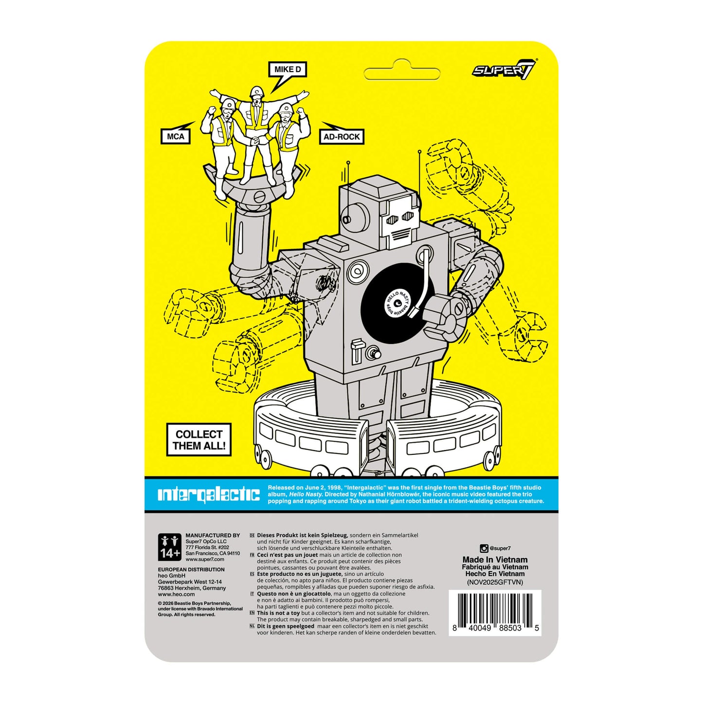 Beastie Boys ReAction Figures Wave 04 - Mike D (Intergalactic Crossing Guard)
