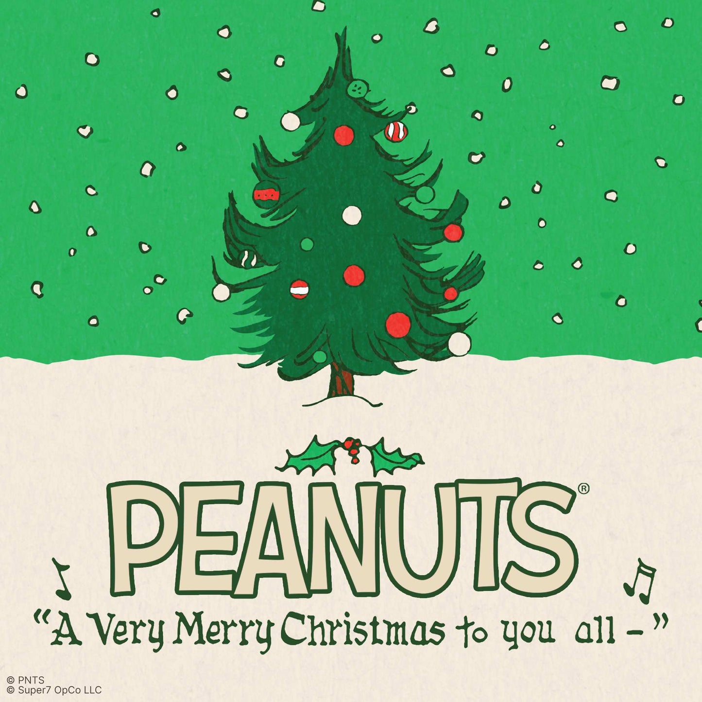 Peanuts ReAction Figures - Charlie Brown and Snoopy (Caroling)