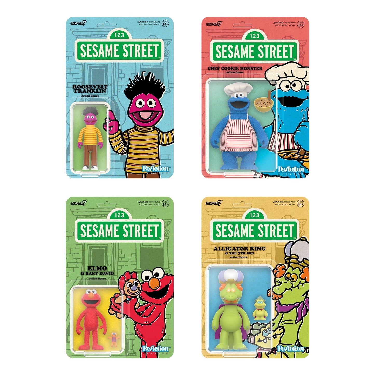 Sesame Street ReAction Figures Wave 04 - Elmo