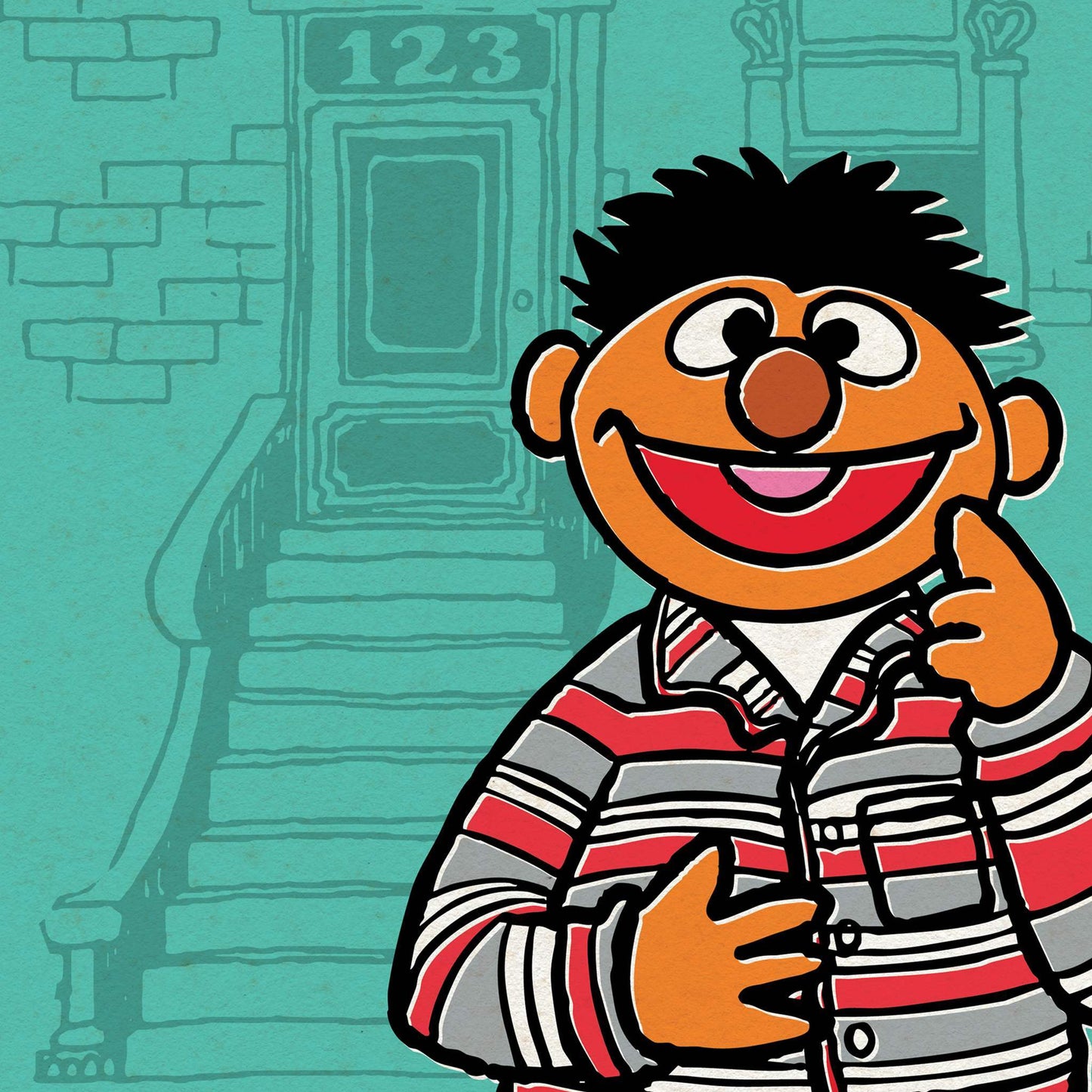 Sesame Street ReAction Figures Wave 06 - Ernie (PJs)