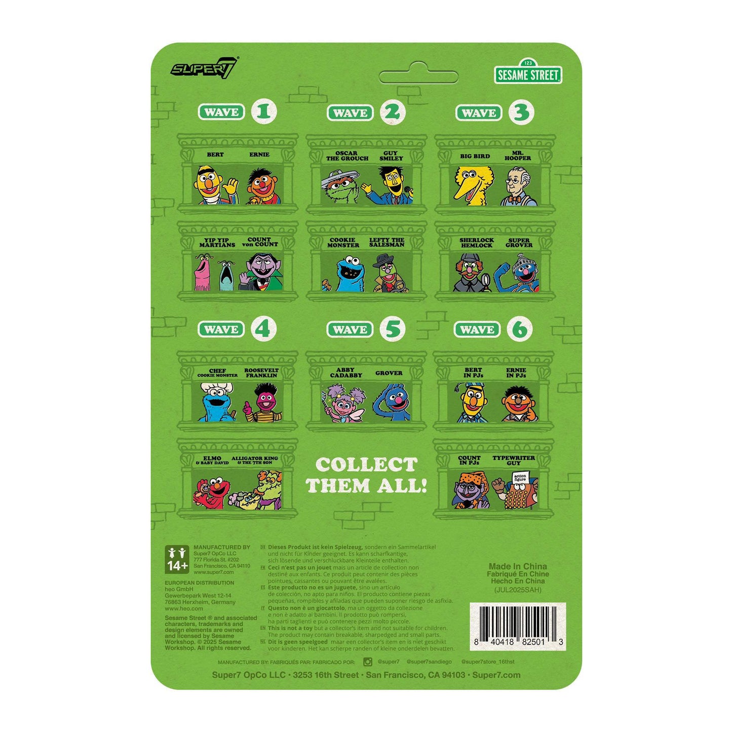 Sesame Street ReAction Figures Wave 06 - Typewriter Guy