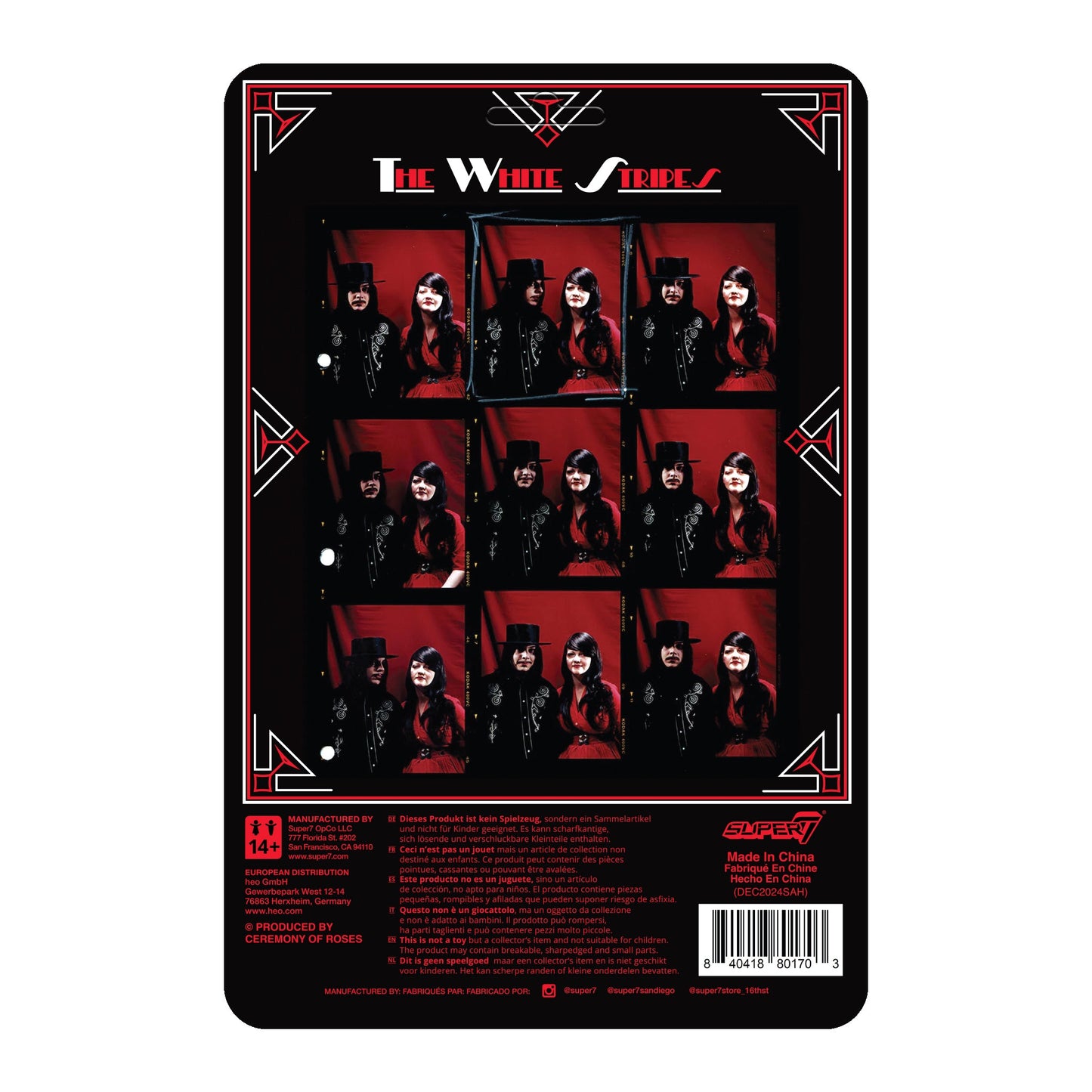The White Stripes ReAction Figures Wave 01 - The White Stripes 2-Pack (Get Behind Me Satan)