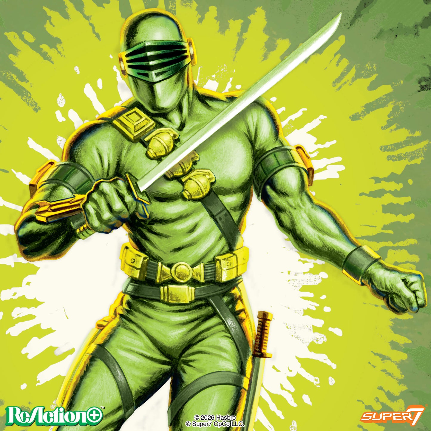 G.I. Joe ReAction+ Figures - 3 PK - Joe (Glow Patrol - Green)
