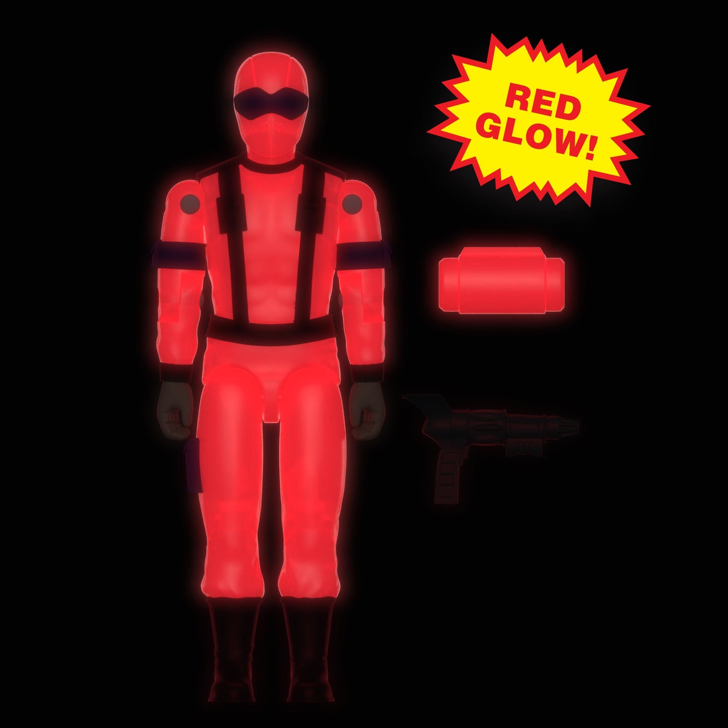 G.I. Joe ReAction+ Wave 06 - Snake Eyes (Red Glow, Crystal Poison)