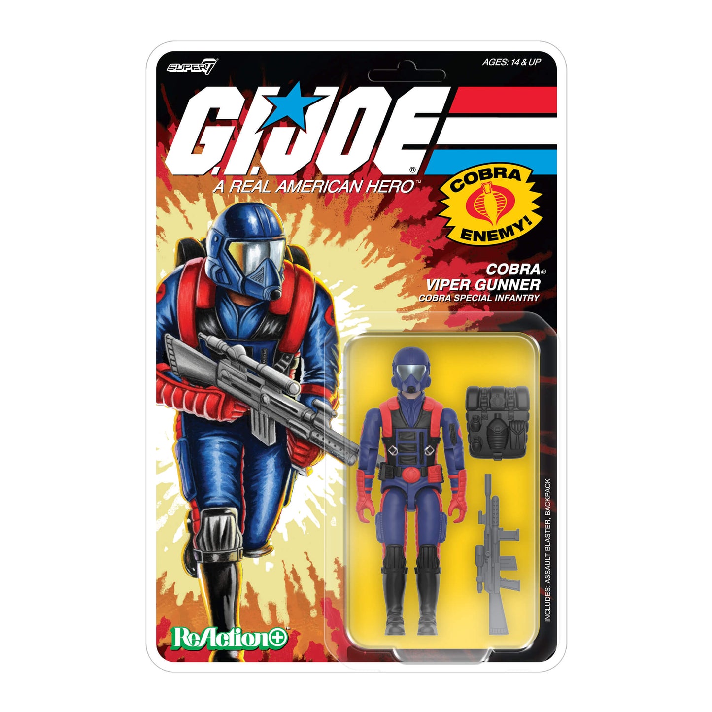 G.I. Joe ReAction+ Wave 09 - Cobra Viper Gunner