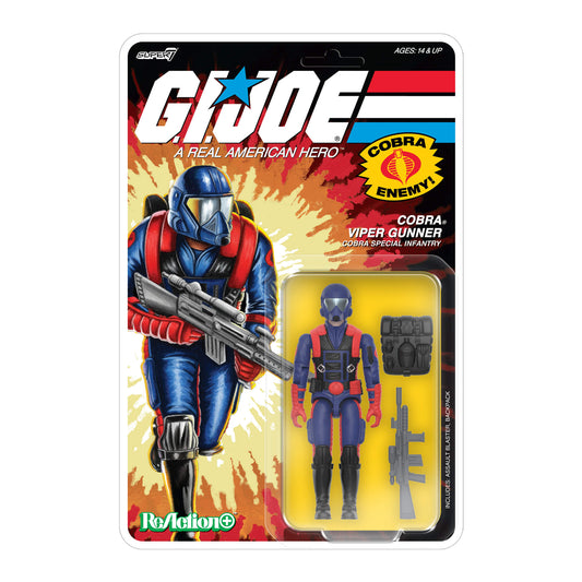 G.I. Joe ReAction+ Wave 09 - Cobra Viper Gunner