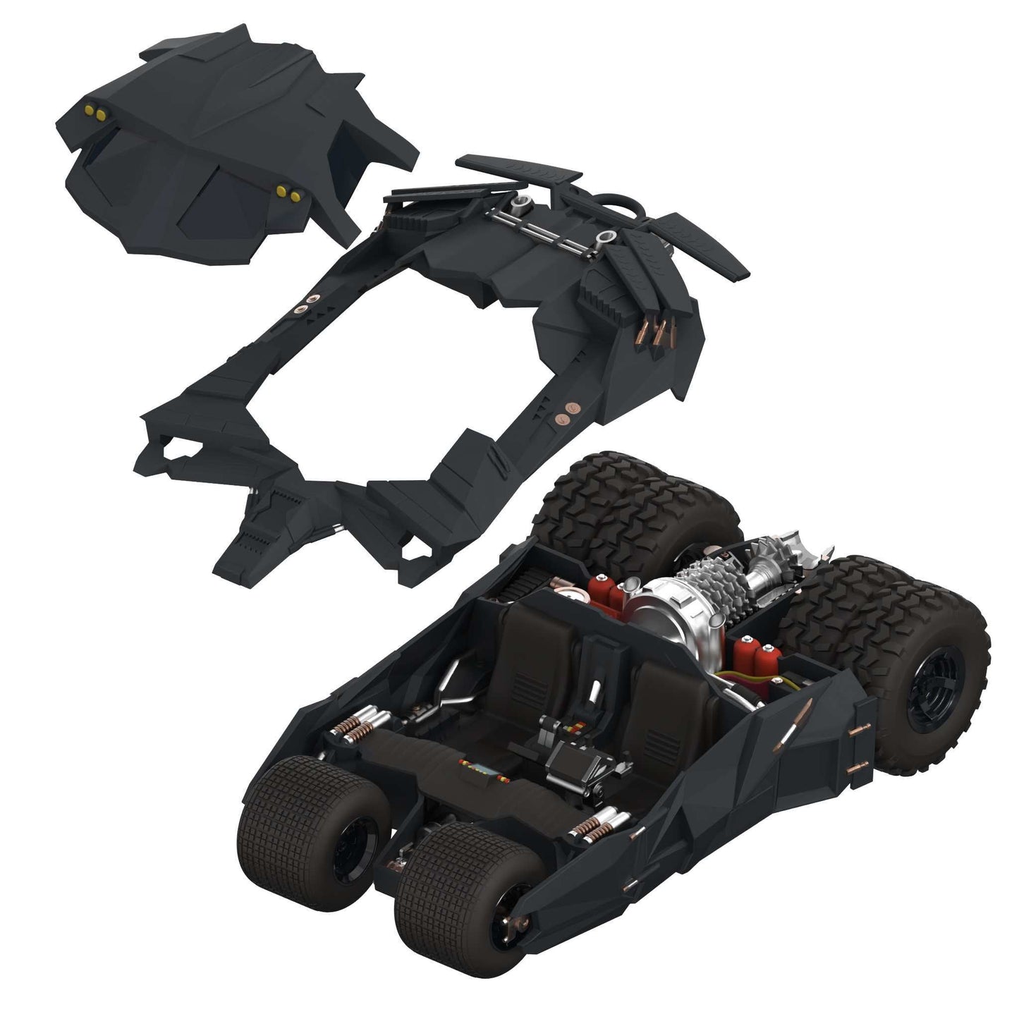 Batman Super Cyborg - Batmobile Tumbler (Full Color)