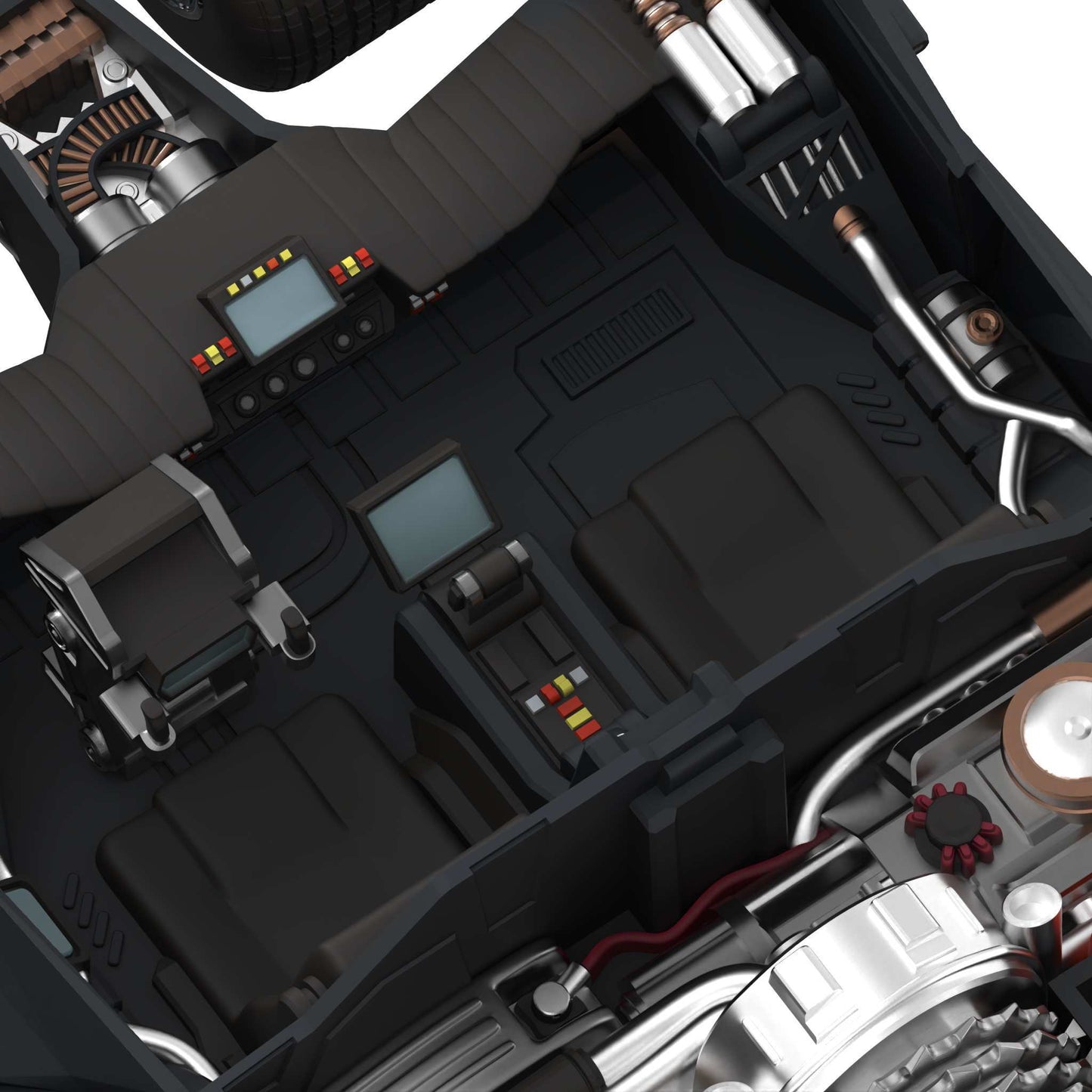 Batman Super Cyborg - Batmobile Tumbler (Full Color)