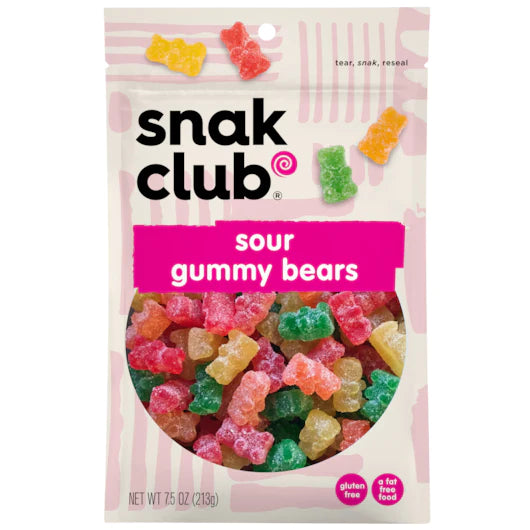 Snak Club Sour Gummy Bears