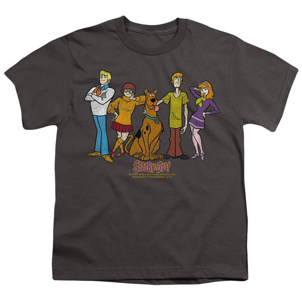 Scooby Doo - Scooby Gang - Short Sleeve Youth 18/1 - Kelly Green T-shirt