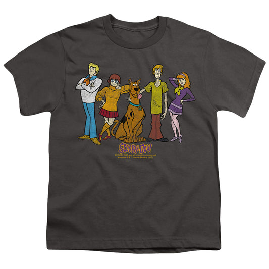 Scooby Doo - Scooby Gang - Short Sleeve Youth 18/1 - Kelly Green T-shirt