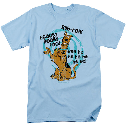 Scooby Doo - Quoted - Short Sleeve Adult 18/1 - Light Blue T-shirt