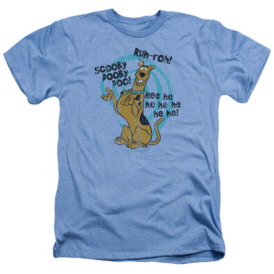 Scooby Doo - Quoted - Adult Heather - Light Blue