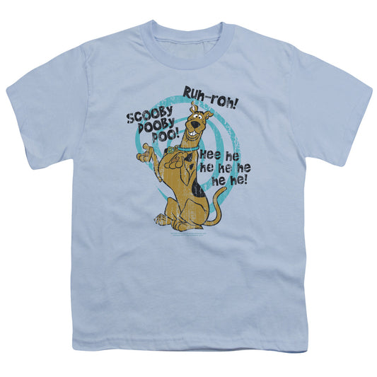 Scooby Doo - Quoted - Short Sleeve Youth 18/1 - Light Blue T-shirt
