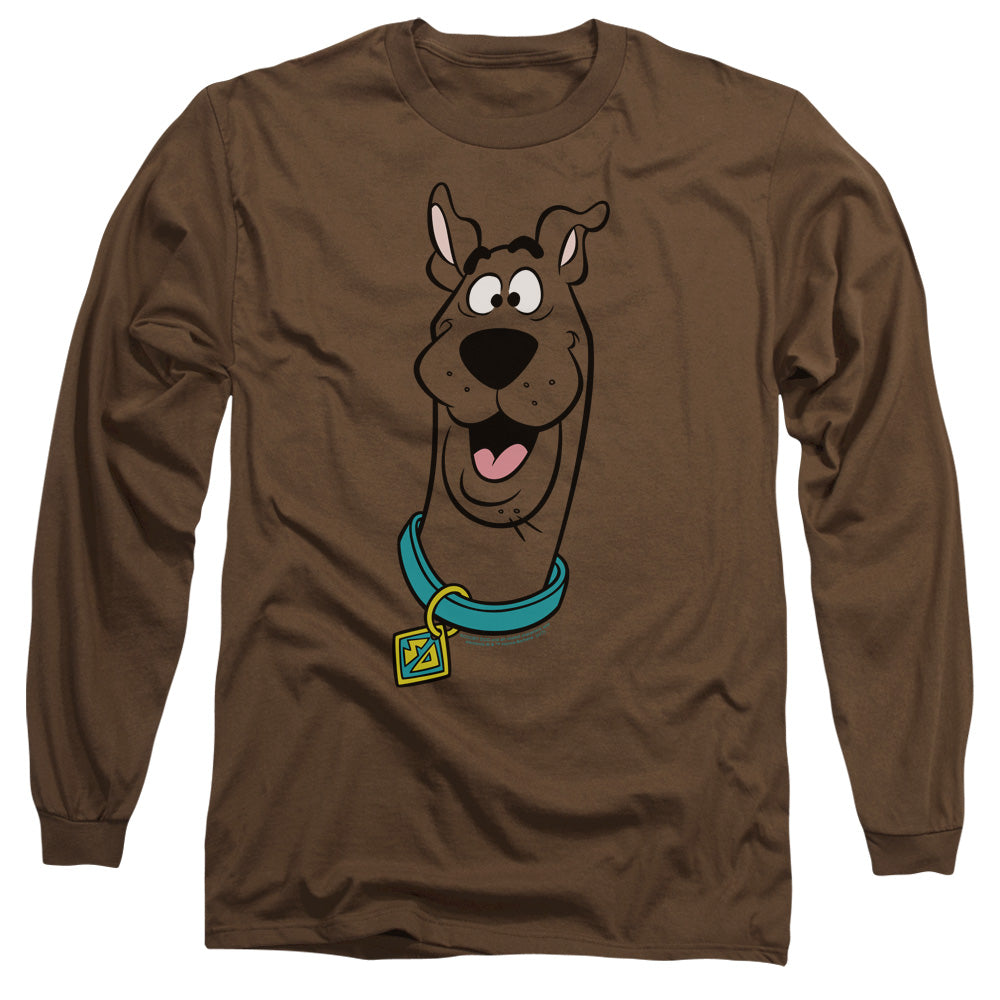 Scooby Doo - Scooby Doo - Long Sleeve Adult 18/1 - Coffee T-shirt