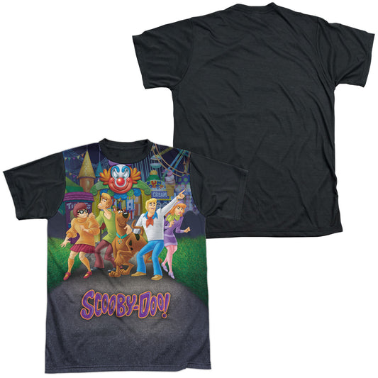Scooby Doo - Amusement Park - Short Sleeve Adult White Front Black Back   - White T-shirt