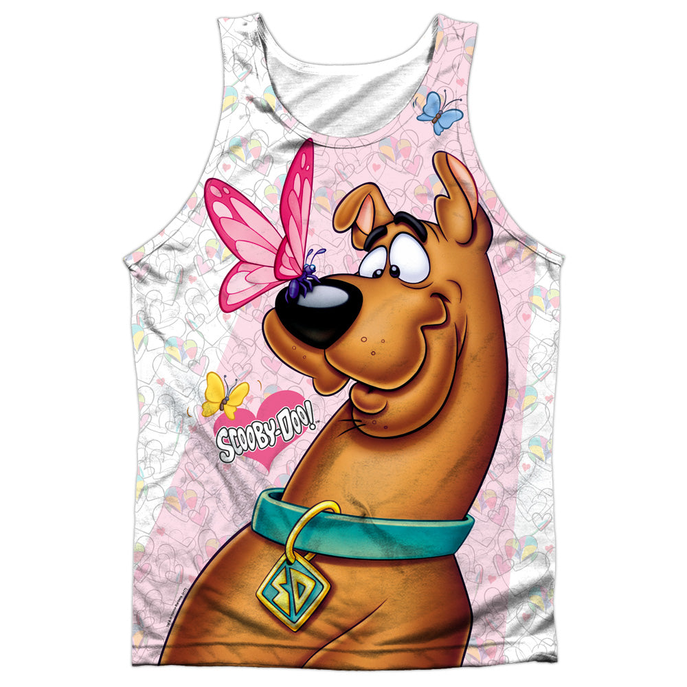 Scooby Doo - Butterfly - Adult Poly Tank Top - White