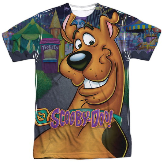 Scooby Doo - Big Dog - Short Sleeve Adult Poly Crew - White T-shirt