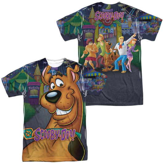 Scooby Doo - Big Dog (Front/back Print) - Short Sleeve Adult Poly Crew - White T-shirt
