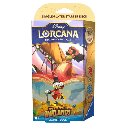Disney Lorcana Into the Inklands - Starter Deck (Ruby & Sapphire)