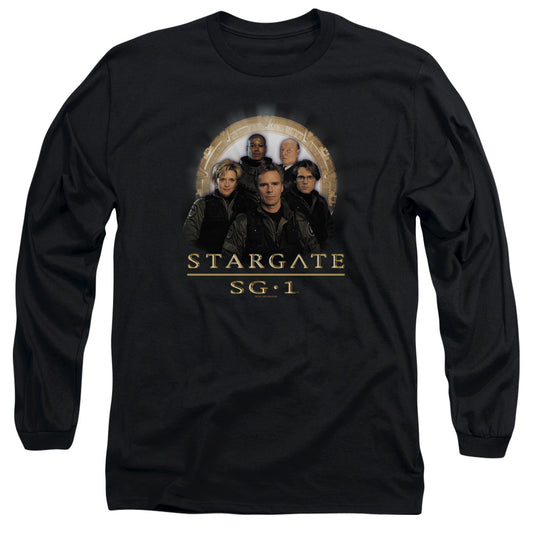 Sg1 - Sg1 Team - Long Sleeve Adult 18/1 - Black T-shirt