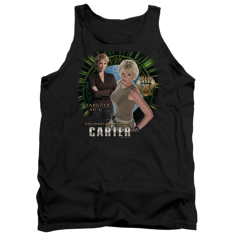 Sg1 Samantha Carter - Adult Tank - Black