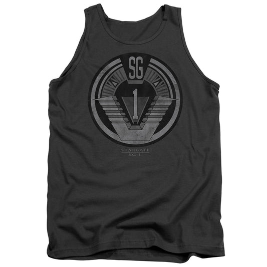 Sg1 - Team Badge - Adult Tank - Charcoal