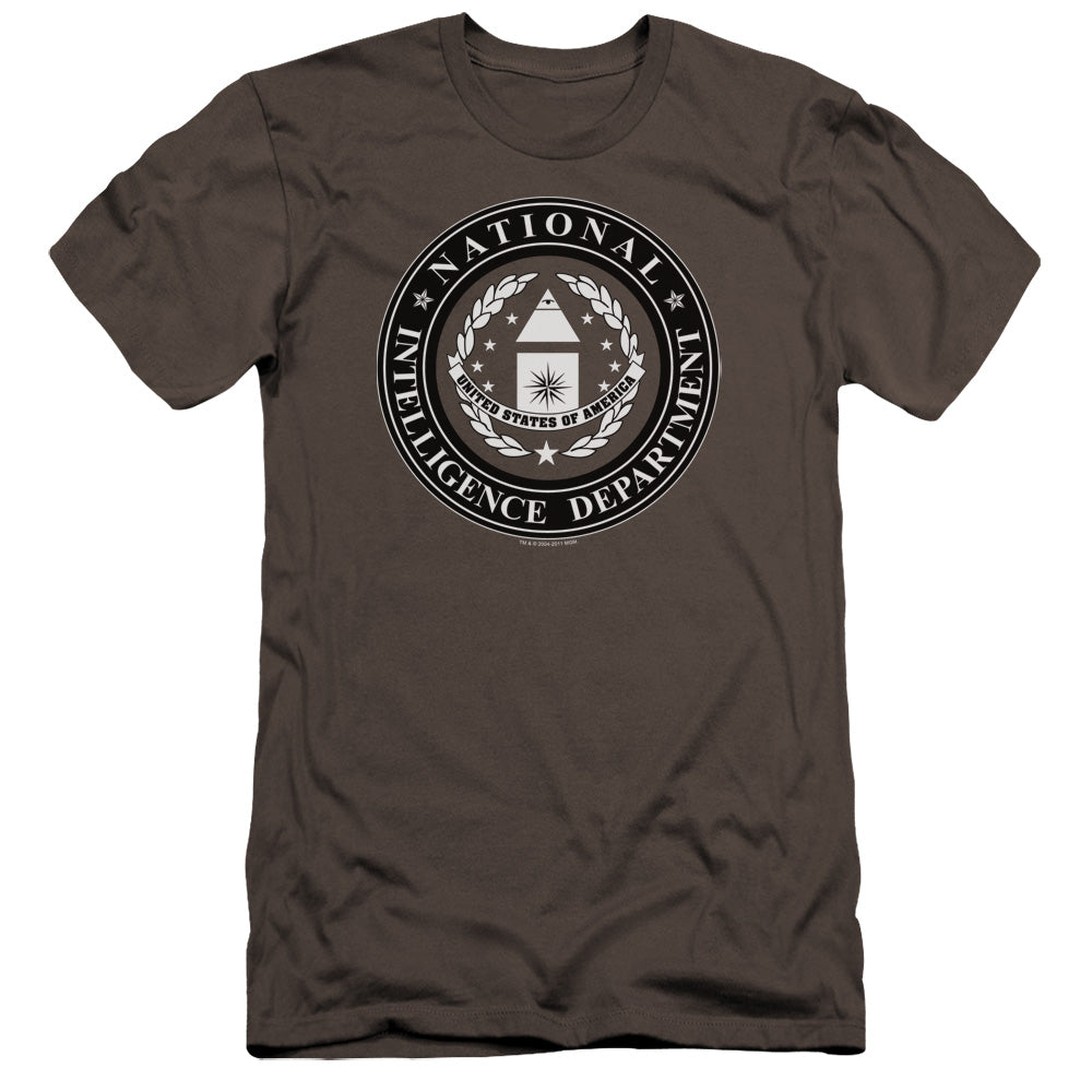 Sg1 - Nid Logo-premuim Canvas Adult Slim Fit 30/1 - Charcoal