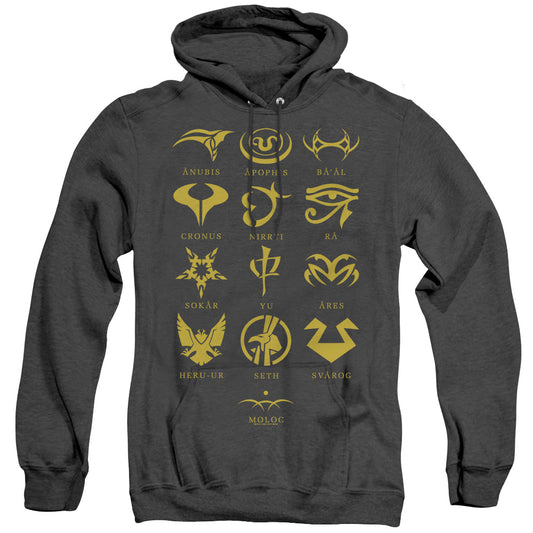 Sg1 - Goauld Characters - Adult Heather Hoodie - Black