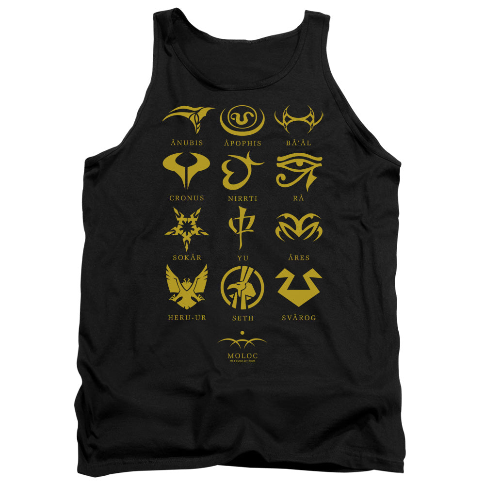 Sg1 - Goauld Characters - Adult Tank - Black