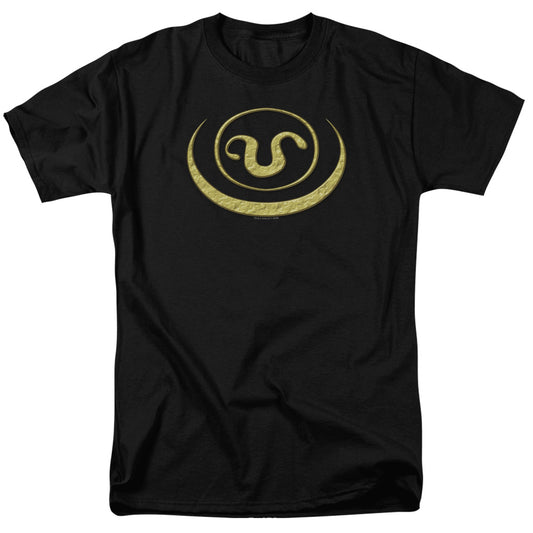 Sg1 - Goauld Apothis Symbol - Short Sleeve Adult 18/1 - Black T-shirt