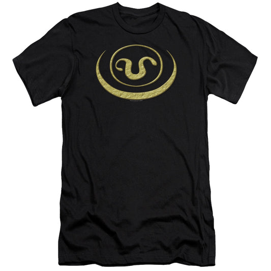 Sg1 - Goauld Apothis Symbol - Short Sleeve Adult 30/1 - Black T-shirt