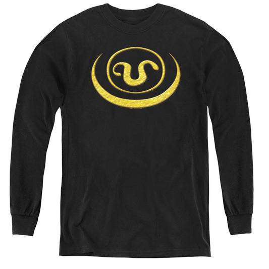 Sg1 - Goauld Apothis Symbol - Youth Long Sleeve Tee - Black