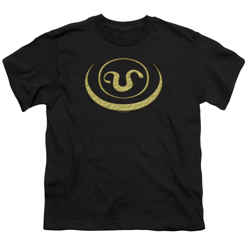 Sg1 - Goauld Apothis Symbol - Short Sleeve Youth 18/1 - Black T-shirt