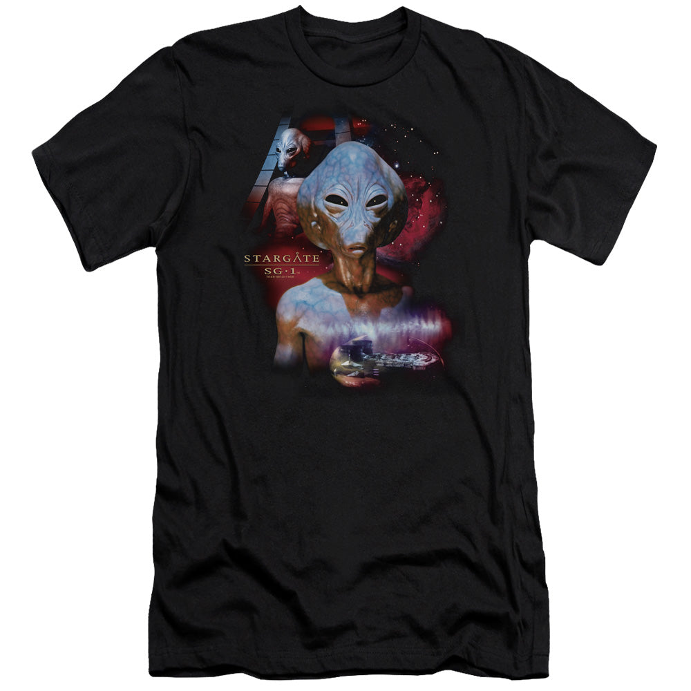 Sg1 - The Asgard-premuim Canvas Adult Slim Fit 30/1 - Black