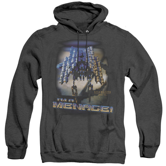 Sg1 - Menace - Adult Heather Hoodie - Black