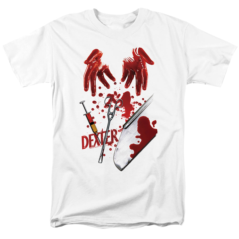 Dexter - Tools Of The Trade - Short Sleeve Adult 18/1 - White T-shirt