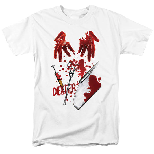 Dexter - Tools Of The Trade - Short Sleeve Adult 18/1 - White T-shirt