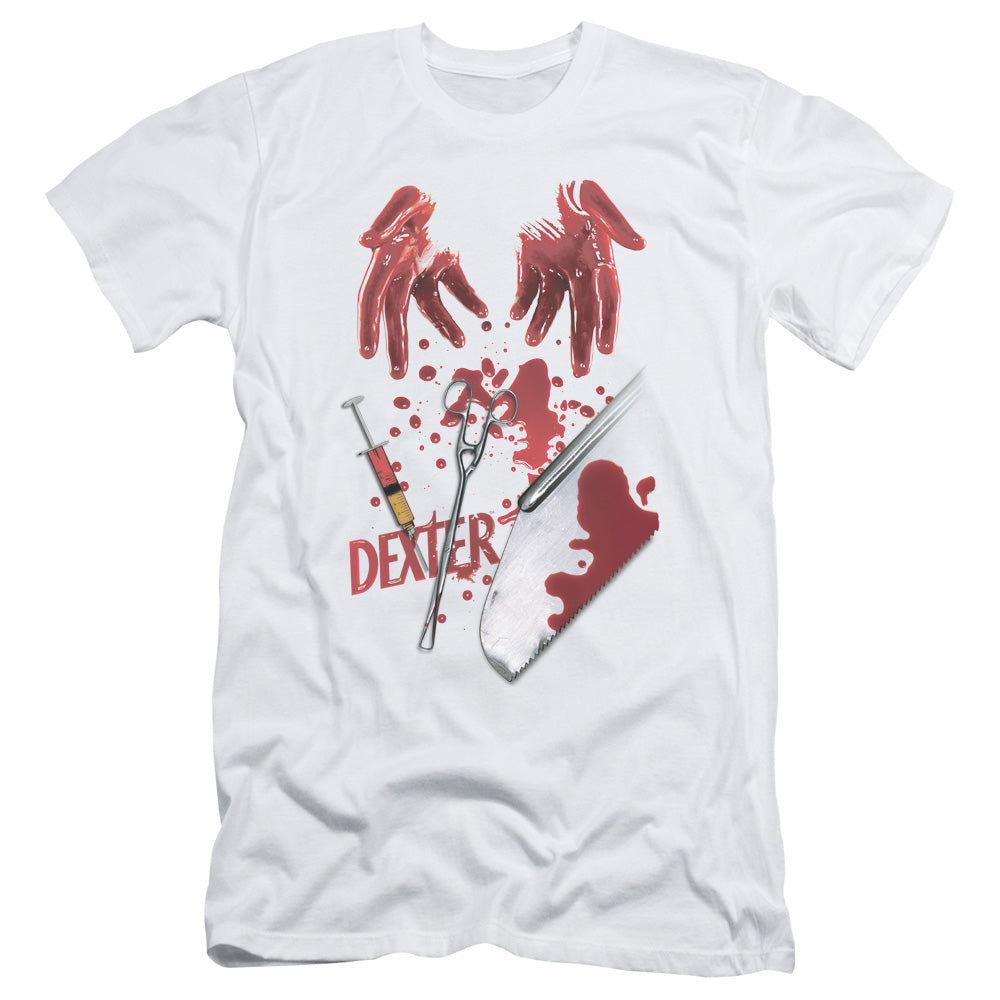 Dexter - Tools Of The Trade - Short Sleeve Adult 30/1 - White T-shirt