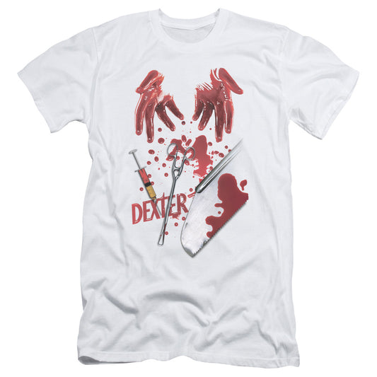 Dexter - Tools Of The Trade - Short Sleeve Adult 30/1 - White T-shirt