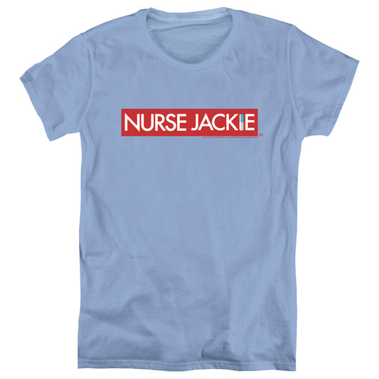 Nurse Jackie - Logo - Short Sleeve Womens Tee - Carolina Blue T-shirt